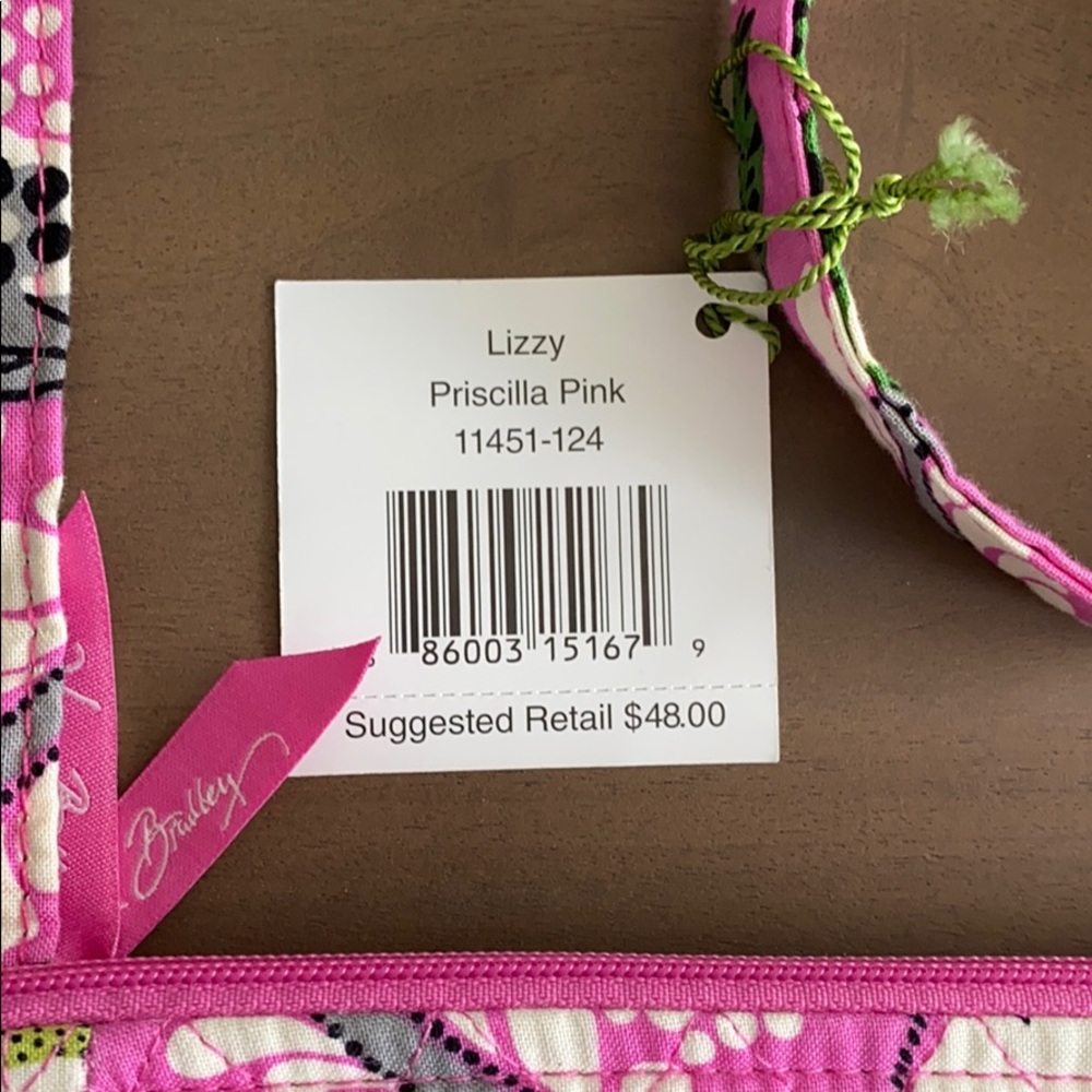 COPY - Vera Bradley Small Crossbody Lizzy Pink - Picture 3 of 8